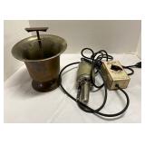 Vintage Vibrator & Chase Copper Ice Bucket