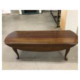 Long Wood Fold Down Table