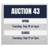 UsedTwo Auction 43 Dates and Times