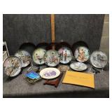 Oriental Decor Plate Lot