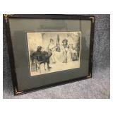 Framed Vintage Print