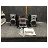 GPX Radio and CD Player with Speakers