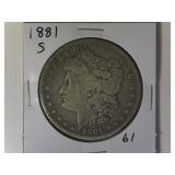 1881-S Morgan Silver Dollar