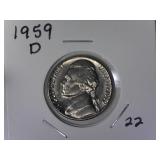 1959-D Jefferson Nickel