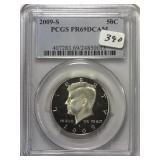 2009-S PCGS PR69DCAM Kennedy Half Dollar