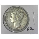 1938 Mercury Dime