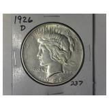 1926-D Peace Silver Dollar