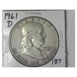 1961-D Franklin Half Dollar