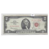 1963A $2 Red Seal US Note