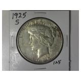 1925-S Peace Silver Dollar