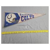 Vintage Baltimore Colts Pennant