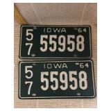 Vintage license plates