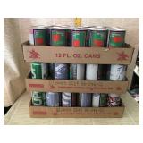 Vintage 7up Cans