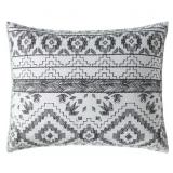 New Aztec Grey/White Tribal Polyester Pillow