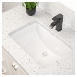 New Undermount Bathroom Sink Rectangle