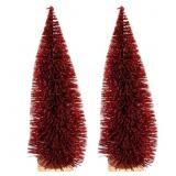 New 2pcs Pine Xmas Tree Desktop Ornament