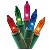 New 200 Ct Multicolor Mini Christmas Lights Green