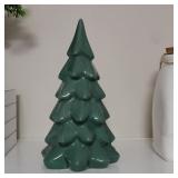 New Elegant Ceramic Christmas Tree Green