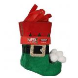 New Happy Holidays Christmas Mini Stockings 6ct