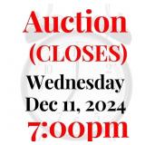 Starts Closing Wednesday Dec 11, 2024 7:00pm