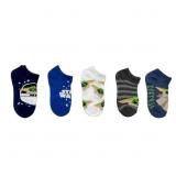 New Disney Kids No-Show Socks Assorted, 5 ct