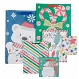 New Christmas Value Pack Gift Bags, 6 ct  Give a