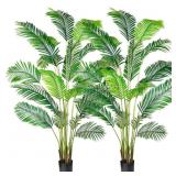 New 7ft 2-Pack Artificial Areca Palm Plant