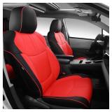 New Woodland Edition Seat Covers, Black & Red