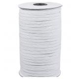 New 100 Yards 1/4 Inch White Braided Elastic Band