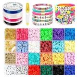 New 5000Pcs Jewelry Diy Kit Clay Spacer Beads