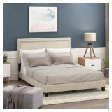 New Upholstered Platform Bed Frame Queen