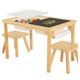 New Kids Art Table and 2 Chairs,Art Center