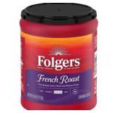 New Folgers French Roast Ground Coffee Med-Dark