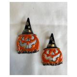 Pair of Jack oï¿½Lantern Brooches