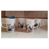 4 Cat Coffee Cups