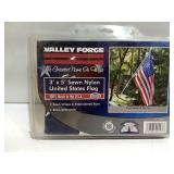 Valley Forge 3x5 phone nylon US flag