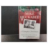 A simple Christmas by Mike Huckabee autographed