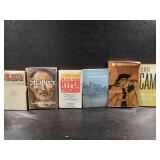 Six paperback books