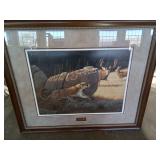 Large framed Wildlife painting