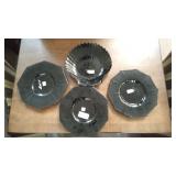 Black Dishes Lot