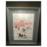 Cow Framed Picture