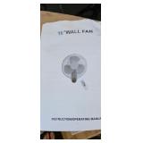 Lot of 2 16-in wall fans NEW IN BOX