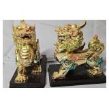 Foo dogs bookends Decor 5x5"