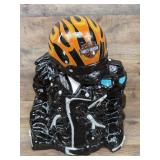 Harley Davidson leather jacket cookie jar 10x12"