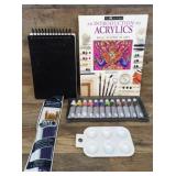 Acrylic art  painting book & accessories