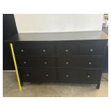 8 Drawer Tall Black Dresser