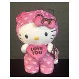 Hello Kitty Valentines Greeter Plush Toy New