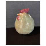 Large Fat Ceramic Decorative Rooster