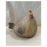 Large Vintage Clay Decorative Chicken