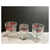 Miller, Budweiser, Schlitz Beer Glasses